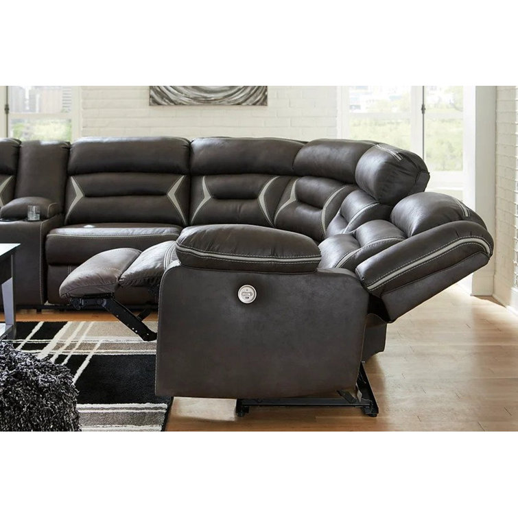 Hollywood Decor 111'' Wide Home Theater Sectional Wayfair